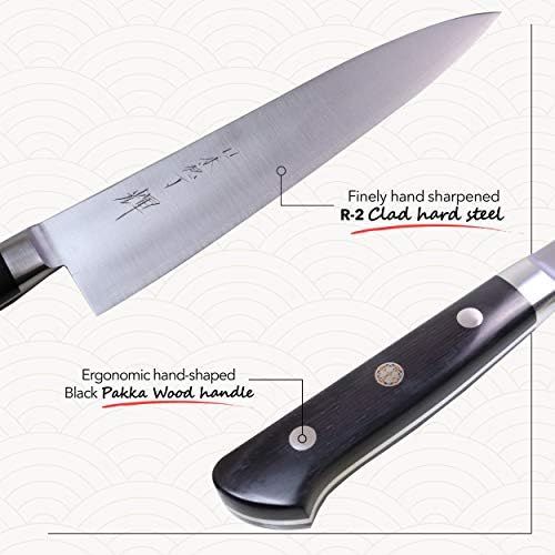 JCK originalni Kagayaki japanski kuharski nož, Kgr2-3 profesionalni Gyuto nož, r-2 Specijalni Čelični Pro