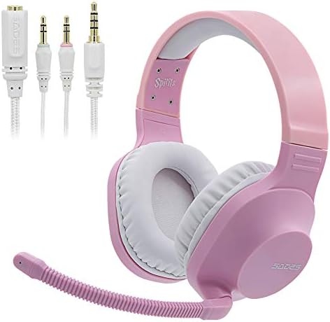 SADES SPIRIT Sa721 Pink Gaming slušalice Xbox one slušalice za PS4,PC, Xbox One kontroler,poništavanje buke