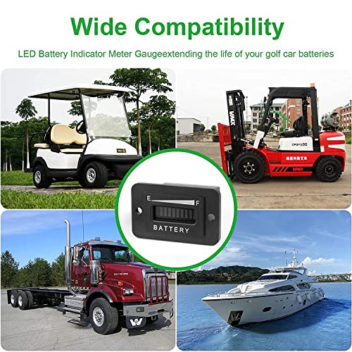 Levanlight 48V Indikator mjerača za gorivo za golf, EZGO, Yamaha, viljuškar, klupski automobil, oprema za