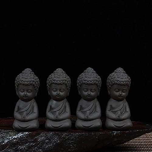 WSSBK mini vrtni dodaci Buda statue čaj za kućne ljubimce keramičke figurice FENG SHUI Skulptura Meditacija