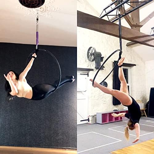 Prethodna fitness lira HOOP 35-inča i Lyra Hoop ručna remena za joga za obuku čvrstoće zračne akrobatike