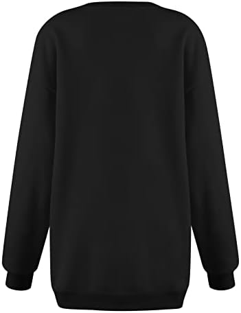 Znojici NOKMOPO tunika za žene Ženski dan Patrickov dan Ispis pulover okruglih vrata s dugim rukavima