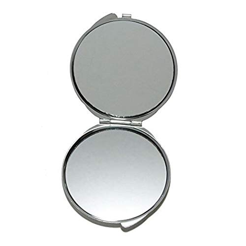 Ogledalo, ogledalo za šminkanje, bez psa mopsa, džepno ogledalo,1 X 2x uvećanje