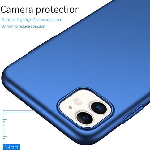 INSOLKIDON kompatibilan sa iPhone 11 Case PC Hard Back Cover Phone Protective Shell Protection Non-Slip