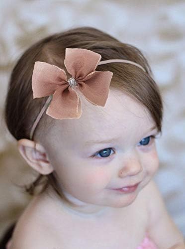 Flairs New York Baby Infant Božićni Praznik Cvijeće Elastične Trake Za Kosu