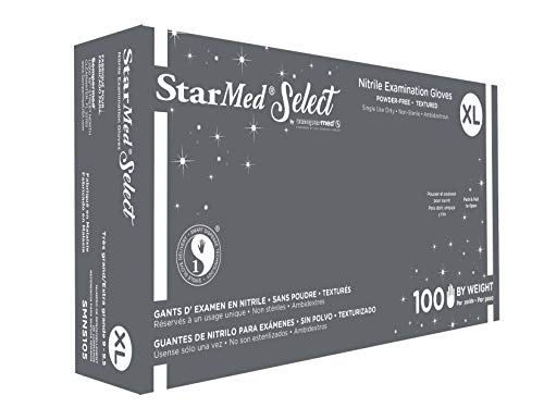 Sempermed StarMed select nitrilne rukavice za pregled, izuzetno velike, 100 rukavica / kutija, plava/Viiolet