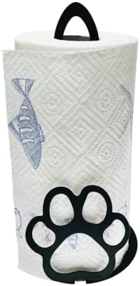 Ctpeng Paw papirni držač ručnika, stalak za rolnu ručnika za pse za kuhinju, pogodan za toaletni papir prečnika
