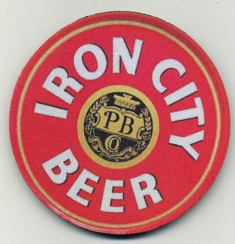 Iron City pivski coaster set dizajna nosača od 4-pive - od 1861. godine
