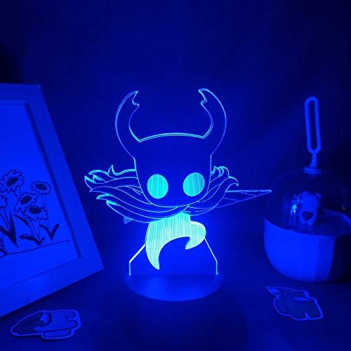 WANGE prilagodite šuplju vitešku igru 3d lampe Led RGB neonska noćna svjetla rođendanske igračke za prijatelje
