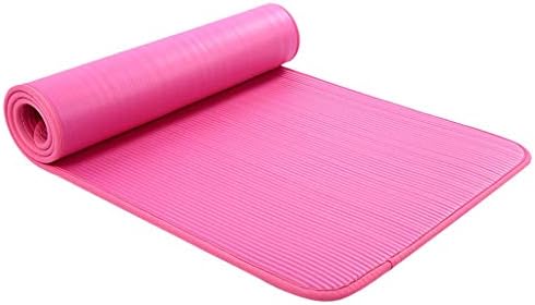 Balakie All-namerna joga mat 0,4 u zadebljanom ivice mat za vježbanje ne klizanje joga mat pokrivač sa kaišem