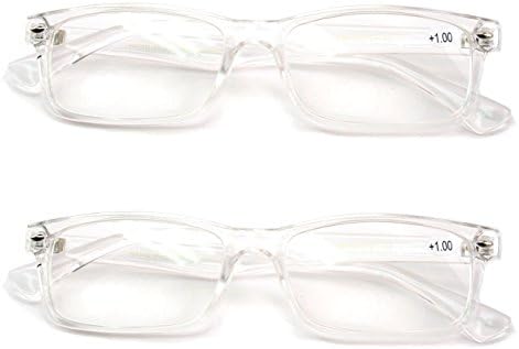 2 Para Casual Mode Pravougaone Naočare Za Čitanje - Stilski Jednostavni Čitači