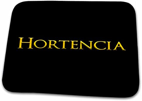 3drose Hortencia elegantno ime za djevojčice u Americi. Žuta... - Prostirke Za Kupatilo
