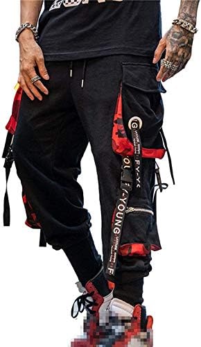 Zdravo MrLin muške Jogger pantalone Punk teretni Baggy Techwear Hip Hop Harem pantalone Streetwear taktičke