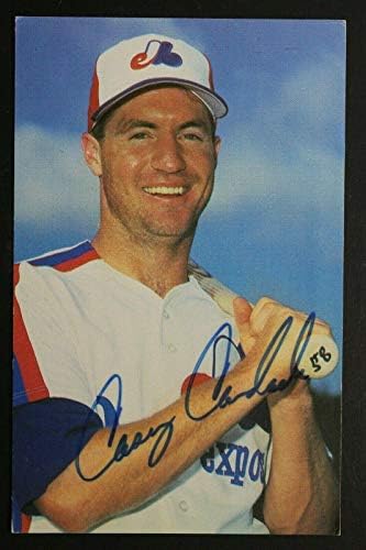 Casey Candaele 1986-88 Montreal Expos Autographed 3x5 potpisan razglednica-MLB rez potpisa