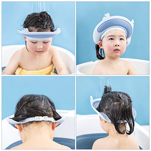 Aboofan Baby silikonska kapa za tuširanje kapa za kupanje za malu djecu crtani sigurnosni šampon kapa za