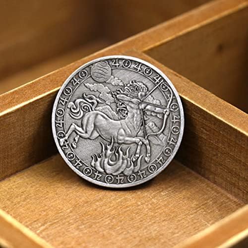 PRETYZOOM kolekcionarski novčić stil komemorativni zanat Hobo Legura znakova Collector Djevica / Astrologija