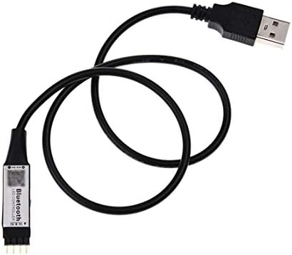 JMT 5V USB LED RGB WiFi kontroler Bluetooth daljinski 4-pinski Muški konektor za TV pozadinsko osvjetljenje