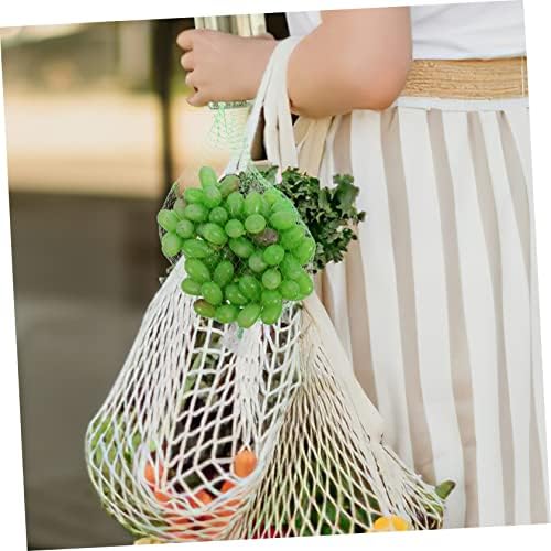 Temat 100pcs Torba za voće i povrće Proizvodnja povrća Voćne torbe Mrežne torbe za povrće Neto vrećica Zelena