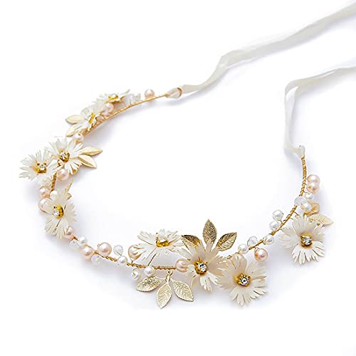 Bridal Hair Vines Crystal Pearls Flower vjenčanje Hair Accessories evening Party Tiara Headpiece za djeveruše