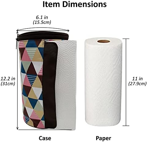 Olve držač kuhinjskih papirnih ručnika viseći poklopac za dozator papirnih ručnika za kuhinju, kampiranje na otvorenom