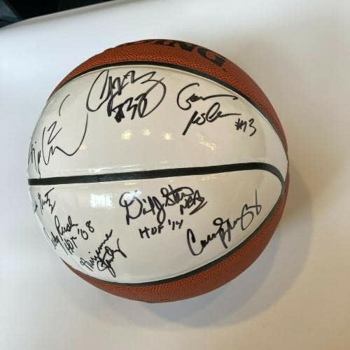 NBA Hall of Fame Klasa 2014 potpisala košarka 15 Sigs JSA COA - AUTOGREM košarke
