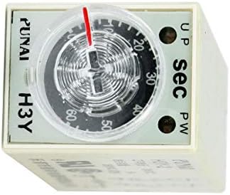 Aexit DC24V Dpdt prekidači dugme kontrola 60s sekundi relej kašnjenja vremena H3Y-2 tajmera 8 Pin