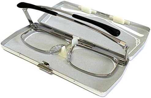Kanda Japan SlimFold Sklopivi Dizajner Metalne Naočare Za Čitanje Model 1 Braon +3,25