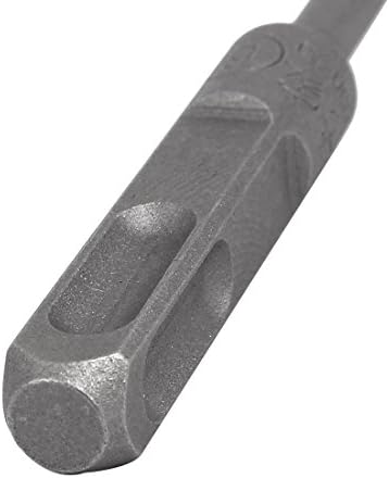 Aexit 6mm držač alata za Tip 110mm dug Hromirani čelik kvadratna bušilica rupa za zidanje čekić burgija