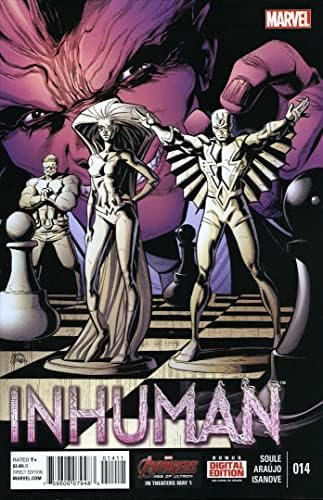 Nehuman 14 VF ; Marvel comic book / Inhumans Charles Soule