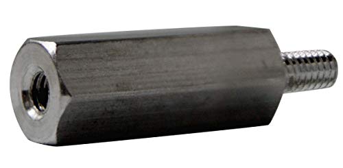 Mali dijelovi M604006HMA Aluminijski muški-ženski navojni šesterokutni nadzoljak, 6 mm šesterokutna veličina,