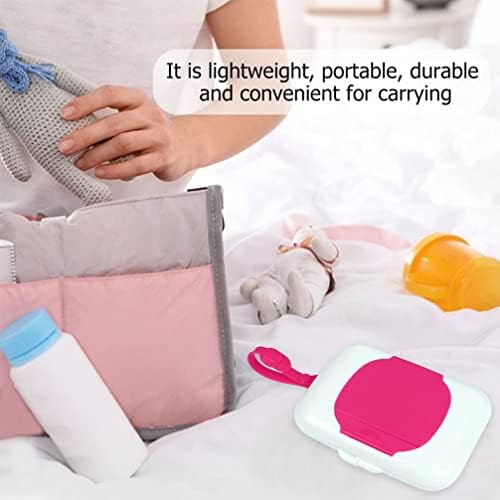 GLEAVI 2kom Baby Wipe dispenzer prijenosni držač za vlažne maramice s poklopcem koji se može napuniti posuda