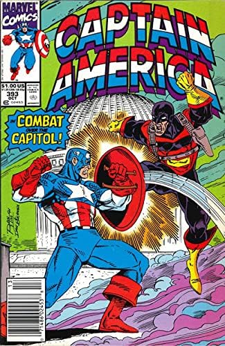 Kapetan Amerika 393 VF / NM; Marvel comic book / Mark Gruenwald