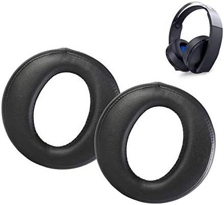Jewaytec Zamjenski jastučići za uši/jastuk za uši/Navlaka za uši za Sony Plastation 4 Platinum bežične slušalice-Crna