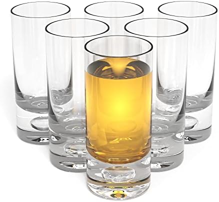 Badash Galaxy Crystal Shot Glass-6-Piece 3-unca Shot ili Vodka Glass Set 4 visok-jedinstveno kristalno staklo