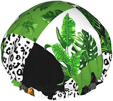 Tropski bešavni uzorak sa dlanom lišće tuš kabine Višenamjene elastične kade kap za kadu vodootporne kopče