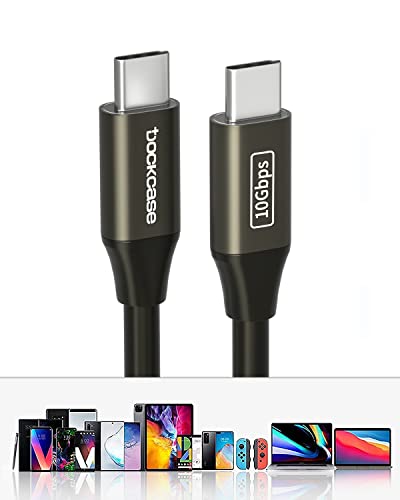 DockCase USB C do USB C kabela, USB C 3.2 GEN2 10Gbps Kabel za prenos podataka, 100Wpd Brzi punjenje, 4K