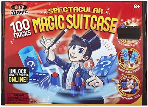 Idealan magični spektakularni čarobni kofer, jednostavan način za učenje čarobnih trikova sa rekvizitima,