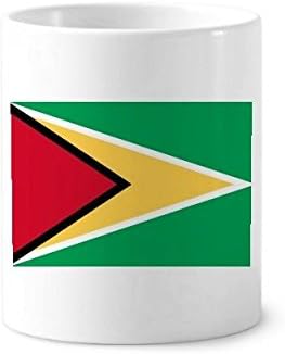 Gvajana Nacionalna zastava Južna Amerika Država Četkica za zube Pen Šol Keramički štand Olovka za olovke