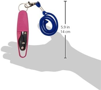 Havel's Dura Snips 4-3 / 4-inčni Squeeze-Style Thread Snips-Pink & amp; Crni