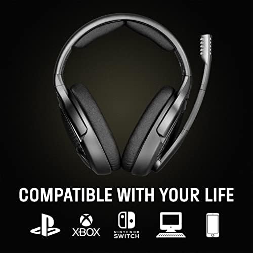 Drop + EPOS PC38X Gaming slušalice mikrofon za poništavanje buke sa dizajnom otvorenih leđa preko ušiju,