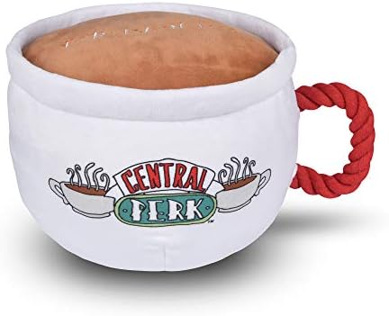 Prijatelji TV emisija Central Perk šolja za kafu plišana igračka za pse sa ručkom za uže| meka slatka Škripava