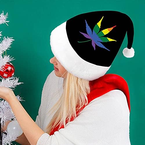 Rainbow Cannabis List Zastava Božić Šešir Za Novu Godinu Holiday Party Cosplay