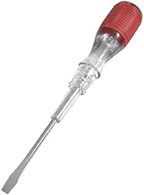 X-dree AC 110-500V 5,2 mm prorezan odvijač za ispitivanje elektroprobe crvena čista srebrna ton (AS 110-500-V