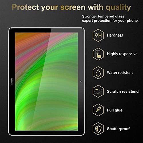 Cadorabo 3x kaljeno staklo kompatibilno sa Huawei MediaPad T3 10 u visokoj prozirnosti-3 Zaštita ekrana