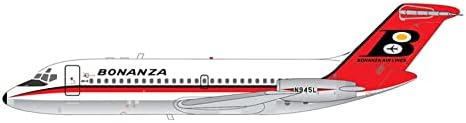 GeminiJets Bonanza Airlines DC-9-11 N945L 1/200 Diecast avion unaprijed izgrađen Model