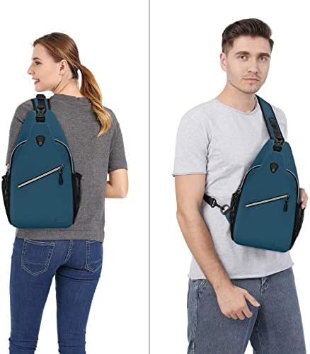 MOSISO Sling ruksak, višenamjenska torba preko ramena putna planinarska torba