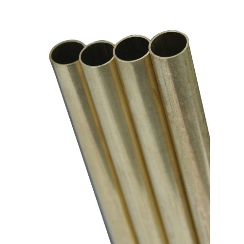 K & S 1150 okrugla mesingana cijev, 9/32 od x 0,014 Zidne x 36 duge, 5 cijevi, izrađene u SAD-u