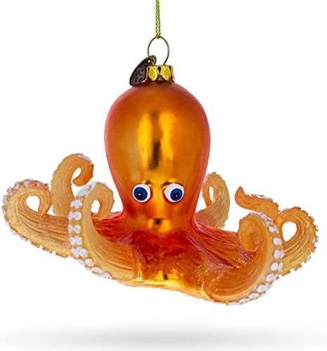 Octopus Glass Božić Ornament