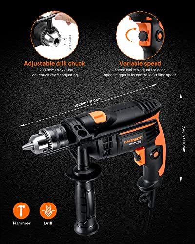 ENGINDOT Rotary tool Kit & amp; Hammer Drill