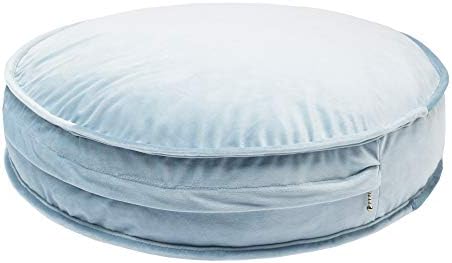 YIUOR baršunasti puf za rasadnik podni jastuk mekani okrugli jastuk za dječju sobu madrac madrac Bean Bag